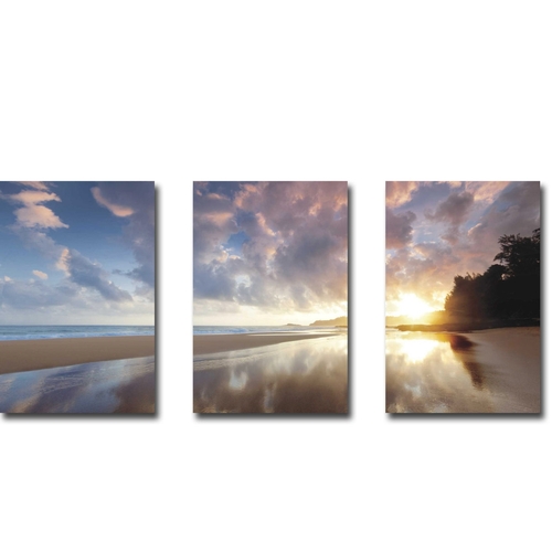 Artistic Home Gallery 1624L601CG Secret Beach Sunrise I, II, &