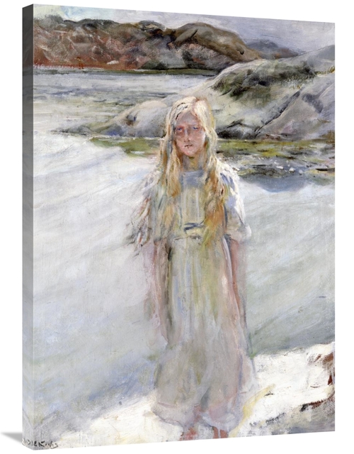 Global Gallery GCS-268201-36-142 36 in. At the Waters Edge Art Print -