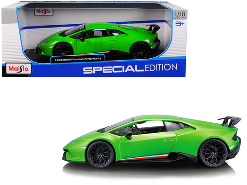 Lamborghini Huracan Performante Metallic Green 1/18 Diecast Model Car