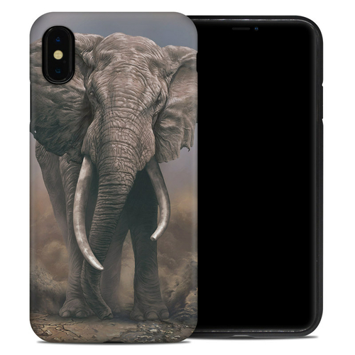 DecalGirl AIPXSMHC-AFELE Apple iPhone XS Max Hybrid Case - African Ele