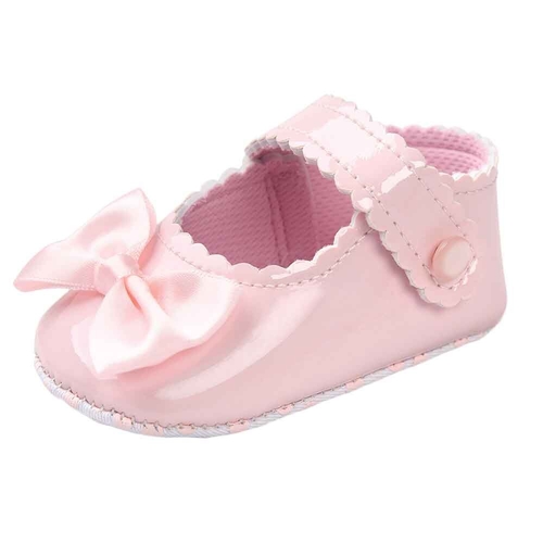 Cute Baby Bowknot Princess Shoes For Girls Soft