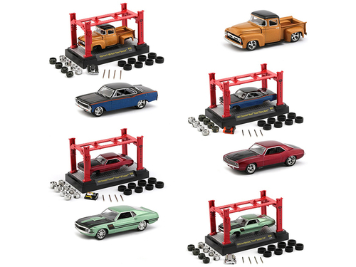 Model Kit 4 piece Car Set, Release 29 \Foose\" 1/64 Diecast Model Cars