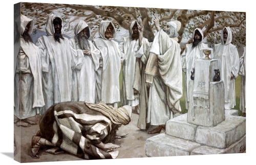 Global Gallery GCS-280446-30-142 30 in. Offerings of Melchizedek Art P