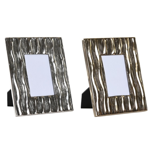 Photo frame DKD Home Decor Aluminium Crystal Golden Modern 21 x 1 x 26