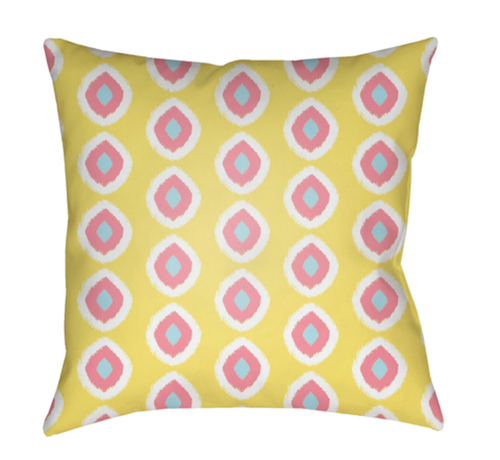 Surya LIL039-1818 Circles 18 x 18 x 4 in. Throw Pillow - Medium