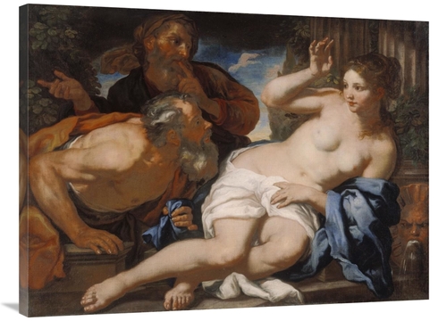 Global Gallery GCS-456147-3040-142 30 x 40 in. Susannah & the Elders A