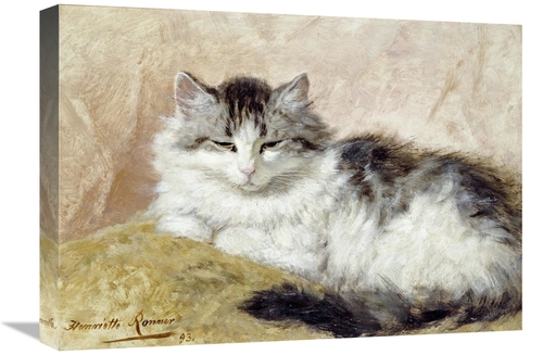 Global Gallery GCS-267183-22-142 22 in. A Cat Art Print - Henriette Ro