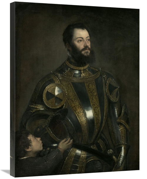 Global Gallery GCS-455048-2432-142 24 x 32 in. Portrait of Alfonso dAv