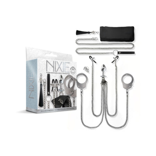 Nixie Metal Bondage 8-Piece Kit Silver