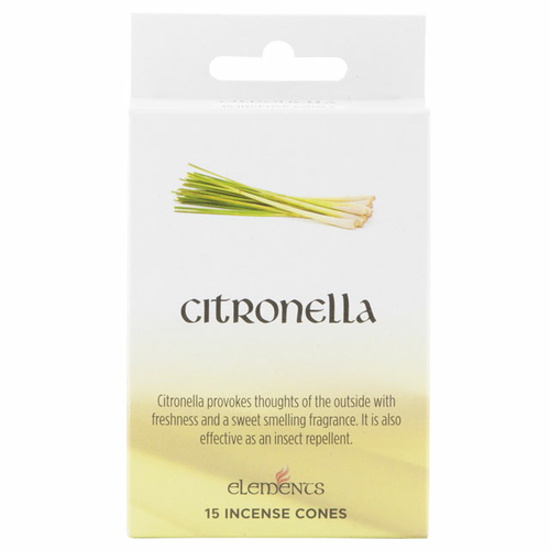 12 Packs of Elements Citronella Incense Cones