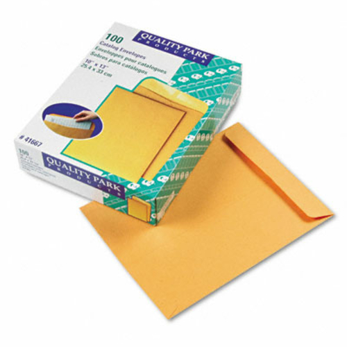 Quality Park 41667 Catalog Envelope  10 x 13  Light Brown  100/box