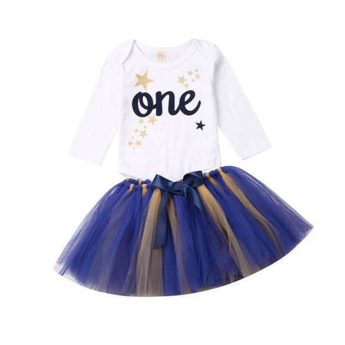 1 Year Birthday Dress Baby Girl Set Christening