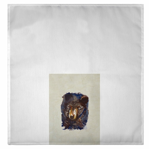 Betsy Drake GT281B Bear Guest Towel - 20 x 20 in.