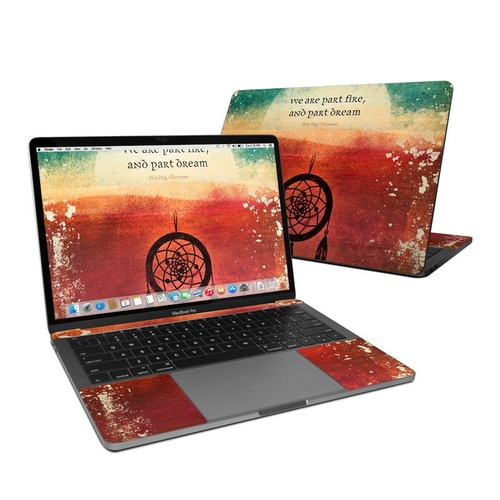 DecalGirl MB316-PARTFIRE Apple MacBook Pro 13 in. 2016 Skin - Part Fir