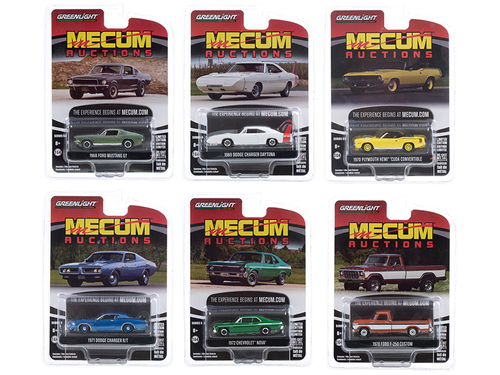 \Mecum Auctions Collector Cars\" Set of 6 pieces Series 5 1/64 Diecast