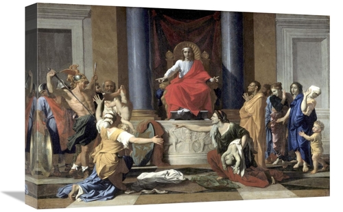 Global Gallery GCS-279473-22-142 22 in. Judgement of Solomon Art Print