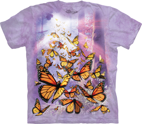 MountainCorp 1048630 Monarch Butterflies T-Shirt, Small