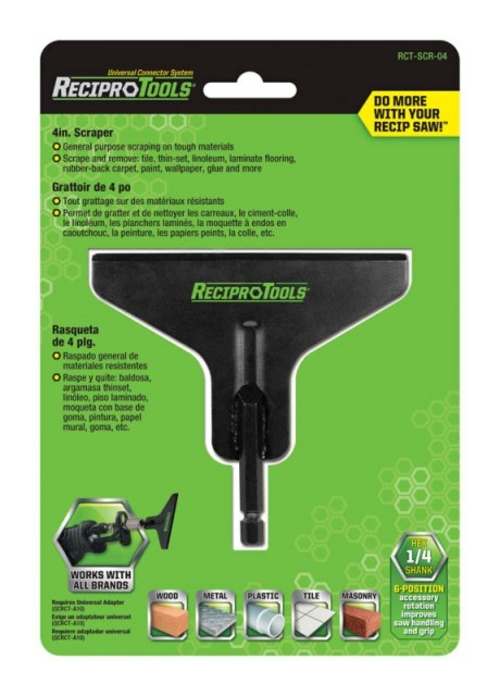 Recipro Tools RCT-SCR-04 4 in. Recip Scraper Tool