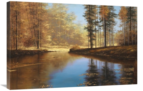 Global Gallery GCS-137379-2436-142 24 x 36 in. Autumn Creek Art Print 