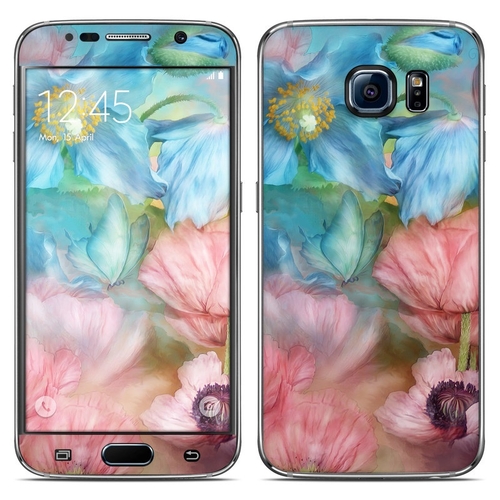 DecalGirl SGS6-POPPYGARDEN Samsung Galaxy S6 Skin - Poppy Garden