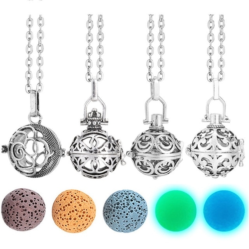 Aromatherapy Diffuser Necklace Locket Necklace