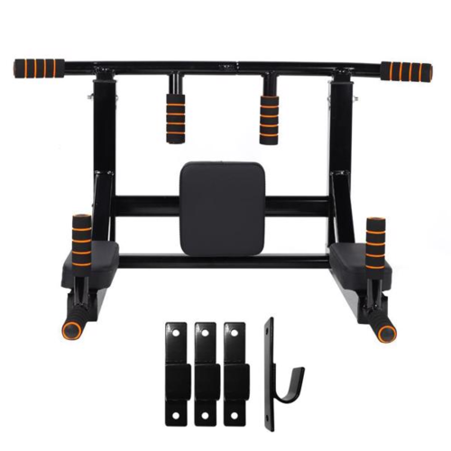 Home Gym Fitness Horizontal Bars Wall Mounted Pull Up Bar Set