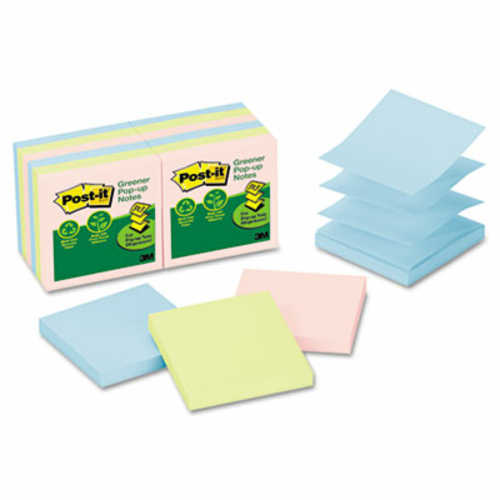 Sticky note Greener Notes R330RP-12AP Recycled Pop-Up Notes Refill- 3 