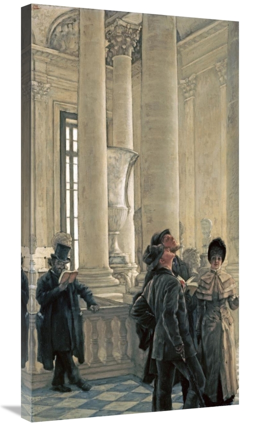 Global Gallery GCS-267403-36-142 36 in. The North Stairs at the Louvre