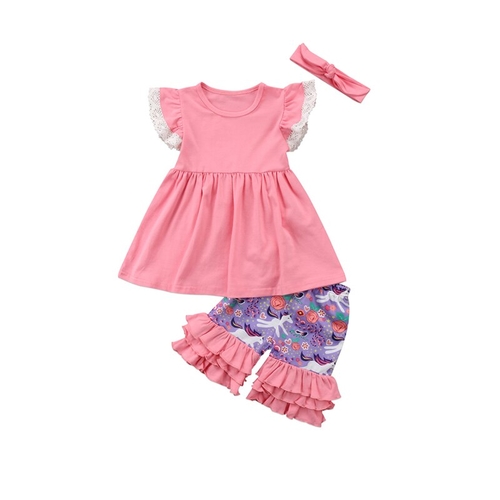 Fashion Cute Lovely 3PCS Summer Party Toddler Baby