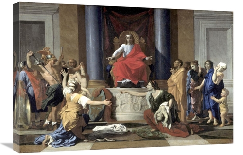 Global Gallery GCS-279473-30-142 30 in. Judgement of Solomon Art Print
