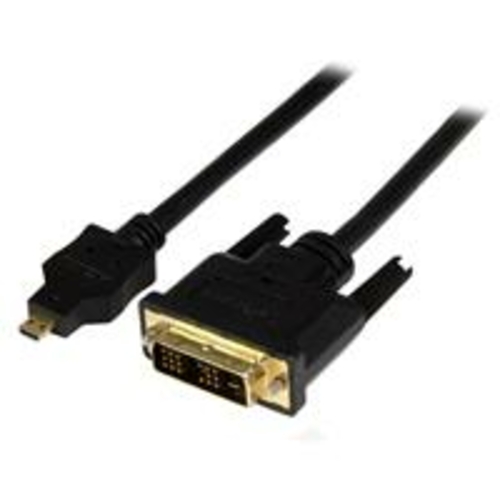 StarTech.com HDDDVIMM1M 1m Micro HDMI to DVI-D Cable Male to Male,