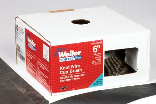 Weiler 36045 6 in. Weiler Extra Coarse Knot Cup Brush