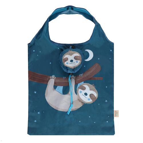 Sidney Sloth Foldable Shopping Bag