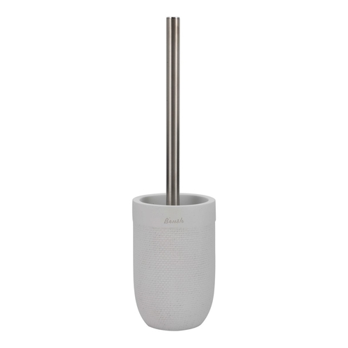 Toilet Brush DKD Home Decor 10 x 10 x 37 cm Cement Stainless steel