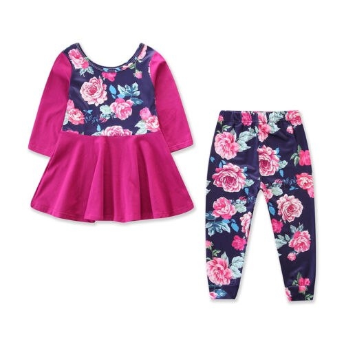 Pretty Autumn Baby Girls Clothes Floral