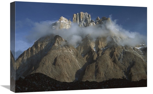 Global Gallery GCS-453437-1624-142 16 x 24 in. Cathedral Peaks At Dawn