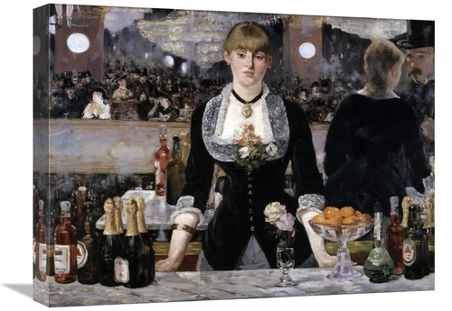 Global Gallery GCS-282380-22-142 22 in. Bar at the Folies-Bergeres Art