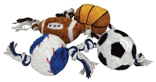 Diggers 08874 Plush Rope Sports Ball Toy