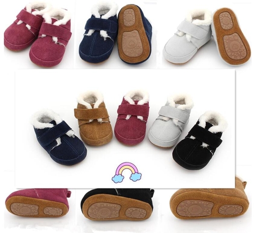 Top Quality winter baby boots with warm fur