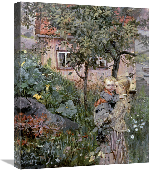 Global Gallery GCS-282662-22-142 22 in. Two Sisters in a Garden Art Pr