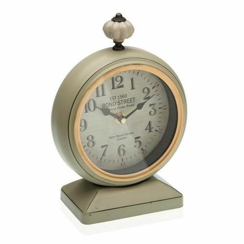 Table clock Versa Metal (8,5 x 23 x 16 cm)