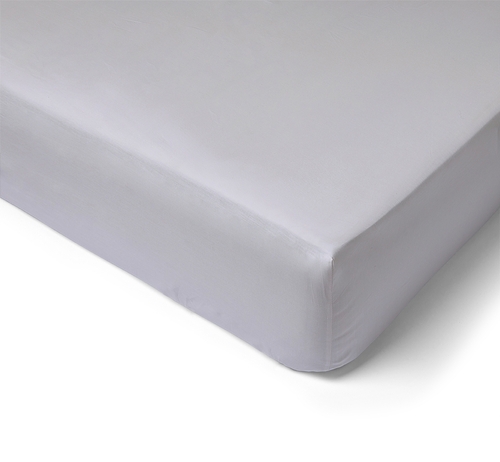 Fitted sheet Percale cap 30cm 160x200 light grey