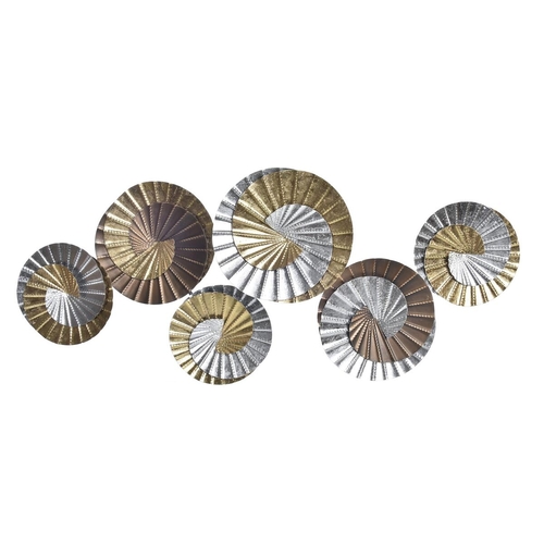 Wall Decoration DKD Home Decor Metal Multicolour Oriental Spirals (104