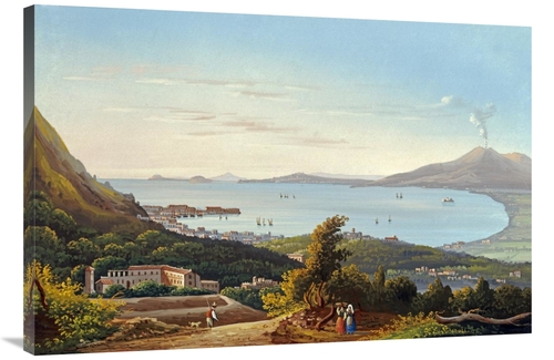 Global Gallery GCS-266939-40-142 40 in. The Blue Grotto at Capri Art P