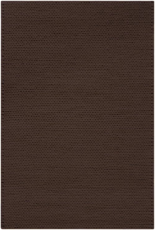 Surya Rug FARGO103-58 Rectangle Chocolate Braided Area Rug 5 x 8 ft.