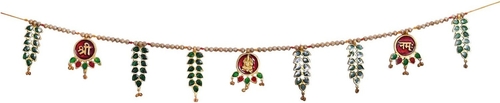 Auspicious Bandarwal/Toran Decorative Metal Door Hanging