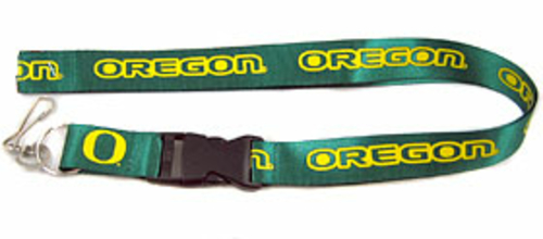 Oregon Ducks Lanyard - Breakaway with Key Ring