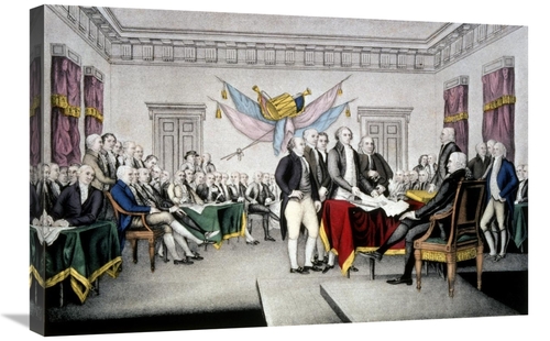 Global Gallery GCS-277174-30-142 30 in. Declaration of Independence Ar