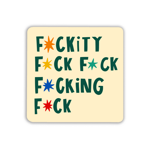 Fuckity Coaster (Pack of 6)