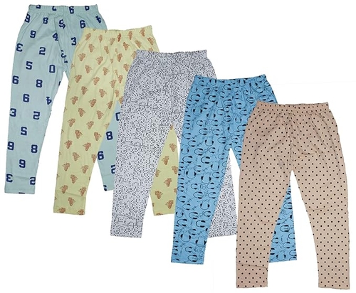 Girls Combo Pack of Printed Capri (Pack of 5)